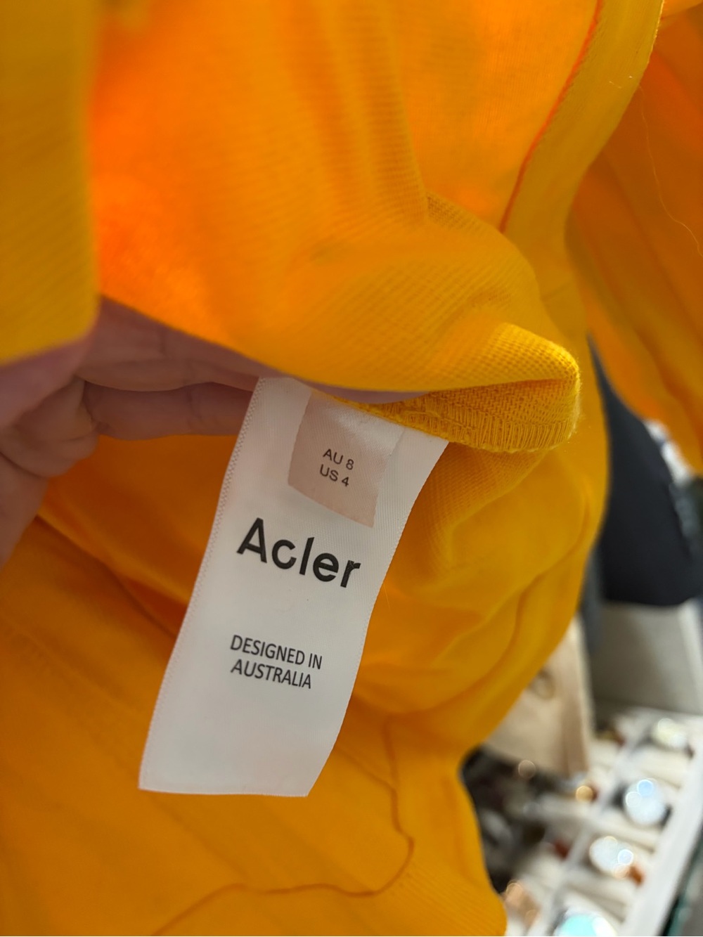 Bright Yellow Button-Front Jacket - Picture 4 of 4